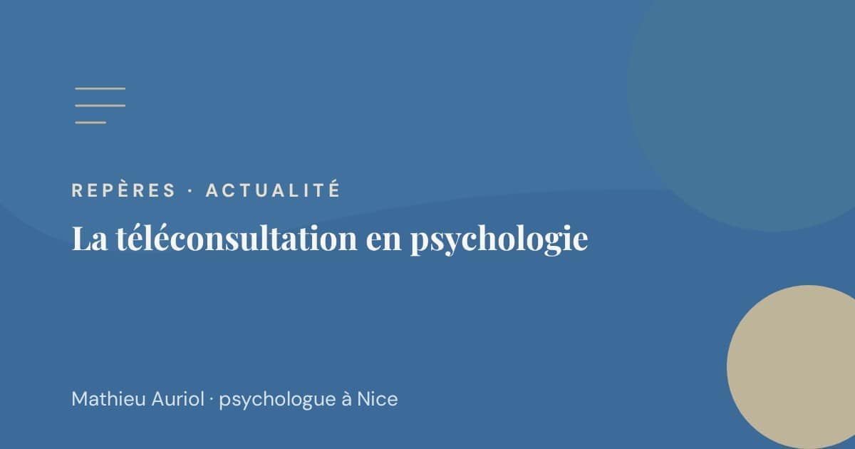 Téléconsultation : La Thérapie à Distance